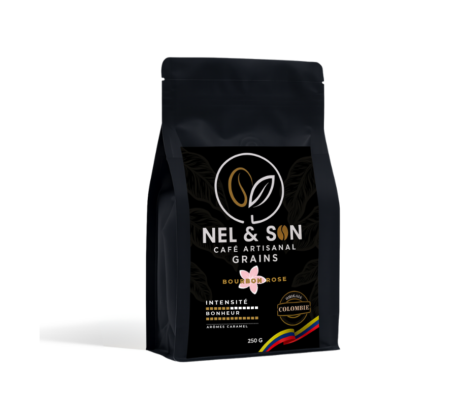 250Gr Café en Grains Artisanal – Bourbon Rose – Colombie Quindío – SCA 86,5 250Gr Café en Grains Artisanal – Bourbon Rose – Colombie Quindío – SCA 86,5