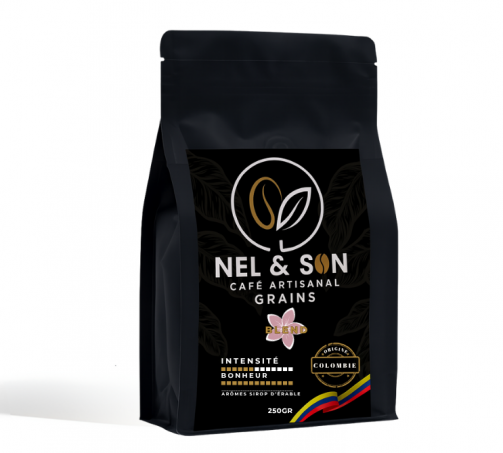 Café Grains Blend d’Exception – Colombie Cauca – SCA 86,5 – 250g | Nel&Son Café