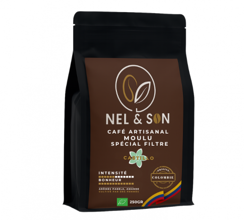Café Moulu Espresso Castillo Bio – Colombie – SCA 83,25 | Nel&Son